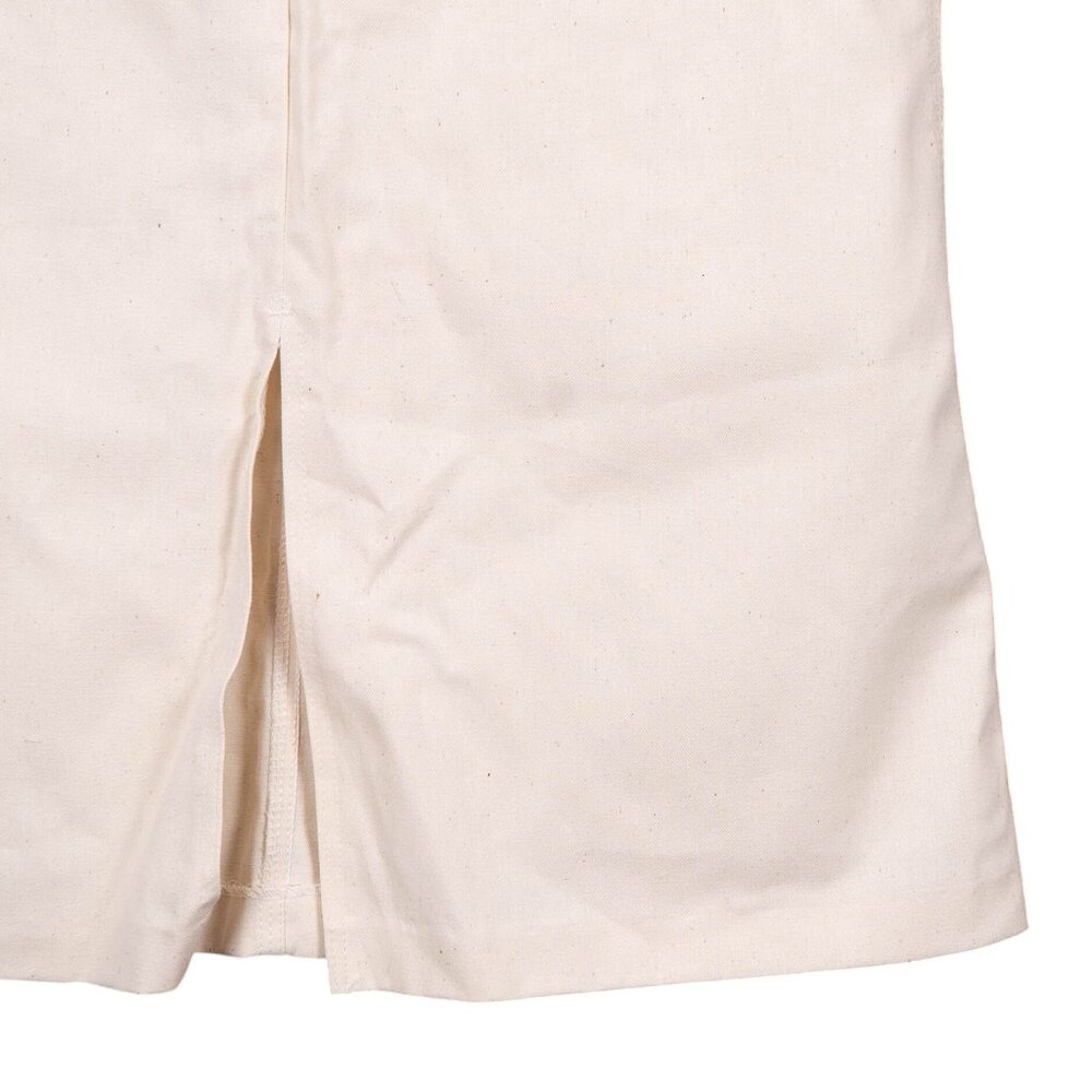 Deecee For Gals VTG Jean Skirt 7 8 Womens NEW Off White Denim High Waist Cotton - Picture 4 of 6